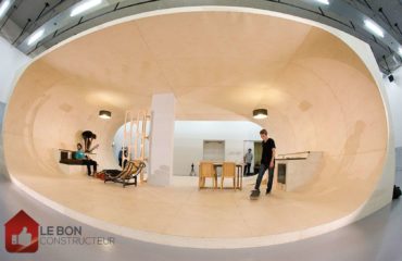 maison en forme de skate park - parc