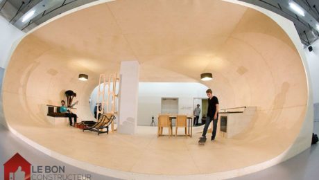 maison en forme de skate park - parc