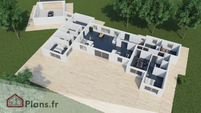 Novalis -Maison contemporaine de plain-pied – Image 3