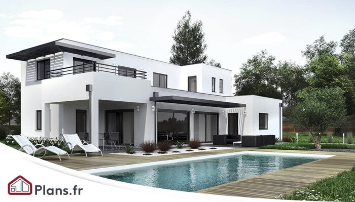 Palmyre -Maison contemporaine à étage – Image 4