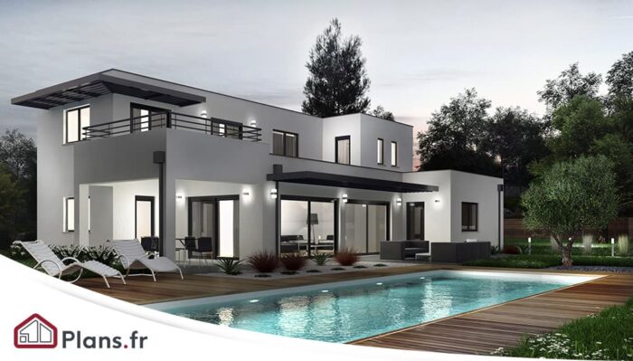 Palmyre -Maison contemporaine à étage – Image 3