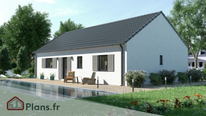 Ambre en L - Maison moderne avec plan en l – Image 2