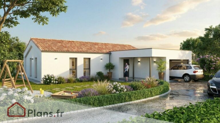 Plan de maison 120 m² : le choix des familles