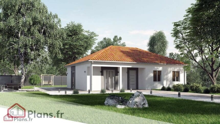 Plan maison demi-niveau – modèles pratiques