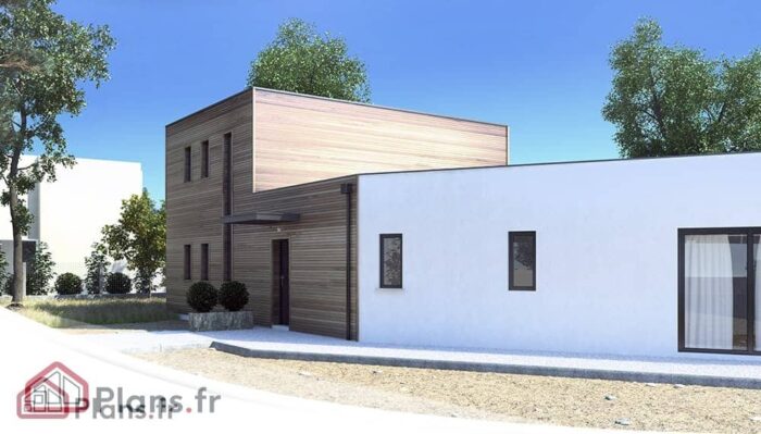 Carrelet -Maison contemporaine à étage – Image 3