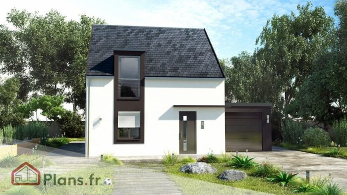 City 60 City Tradi -Maison contemporaine à étage – Image 1