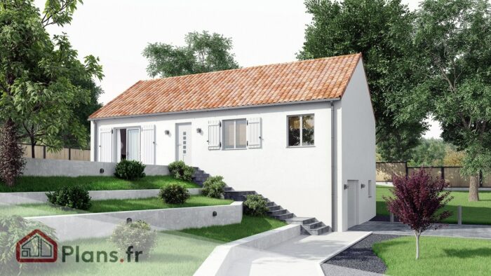 Design 93  -Maison traditionnelle à étage – Image 1