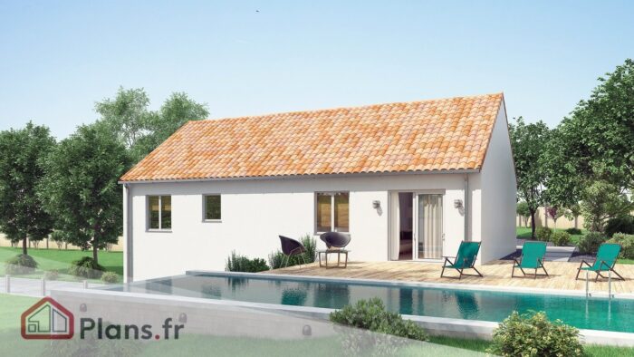 Design 93  -Maison traditionnelle à étage – Image 2