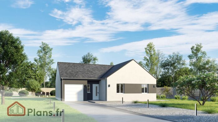 Elegance -Maison traditionnelle de plain-pied – Image 1