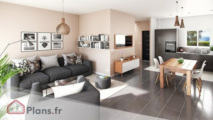 FOCUS_interieur Helina -Maison contemporaine de plain-pied โ Image 3