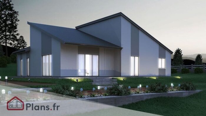 Gamza -Maison contemporaine de plain-pied – Image 2