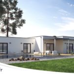 Golf -Maison contemporaine de plain-pied