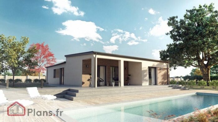 Helina back Helina -Maison contemporaine de plain-pied โ Image 1