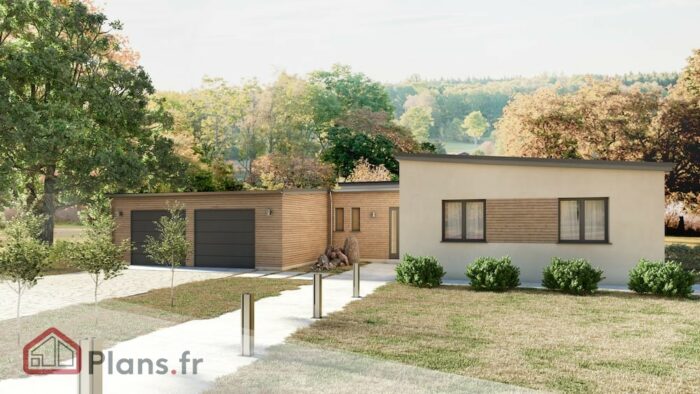 Helina front Helina -Maison contemporaine de plain-pied โ Image 2