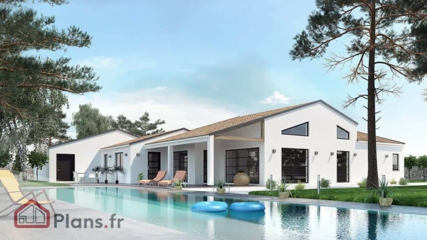 Impresa -Maison contemporaine de plain-pied