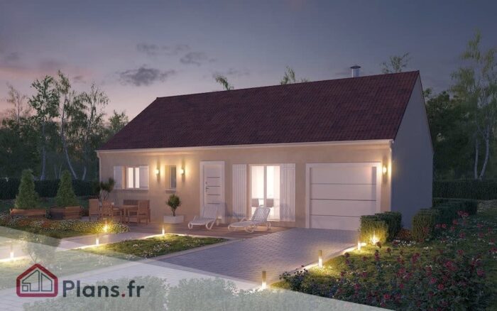 Jade -Maison traditionnelle de plain-pied – Image 1