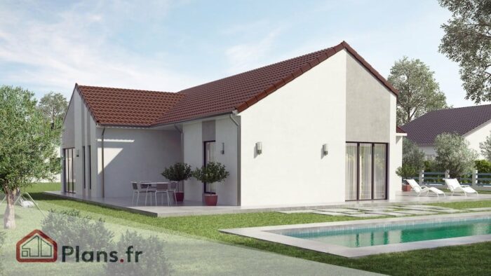 Lenium -Maison contemporaine de plain-pied – Image 1