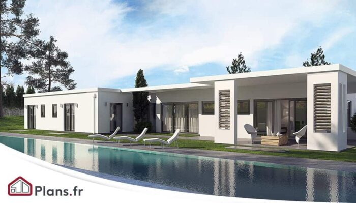 Lucium -Maison contemporaine de plain-pied – Image 1