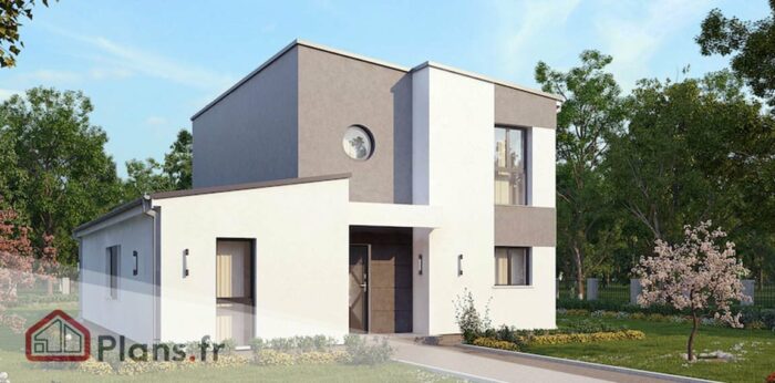 Pascium -Maison contemporaine à étage – Image 2