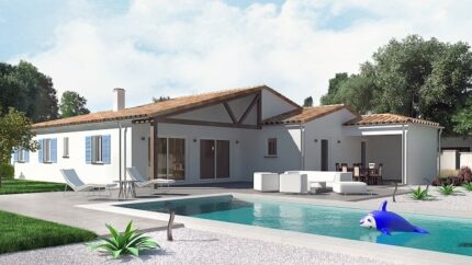 Noria -Maison traditionnelle de plain-pied