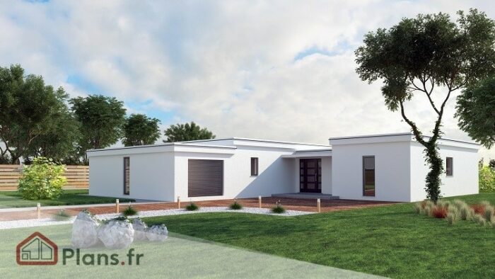 Patium -Maison contemporaine de plain-pied – Image 2