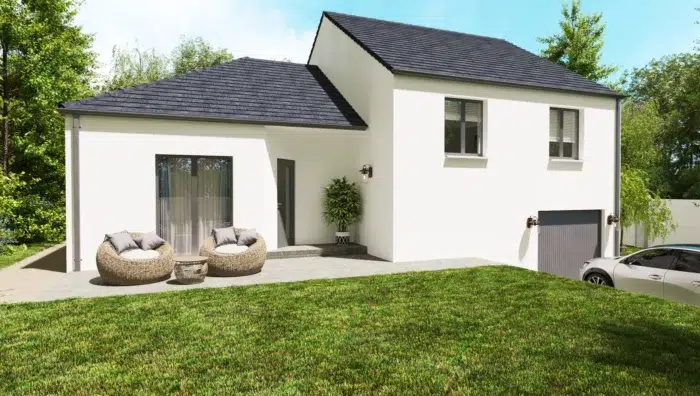 Solara vue avant plan maison New Light Solara -Maison traditionnelle à étage – Image 3