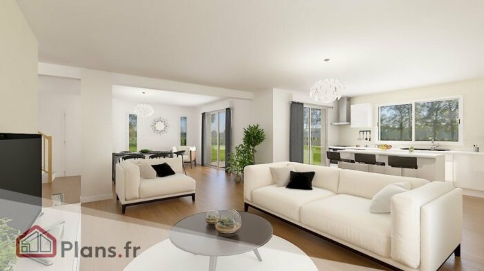 vue intérieure ermitage maison