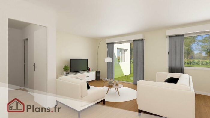 esthetia Esthetia Villa contemporaine Passive plain-pied Garage double