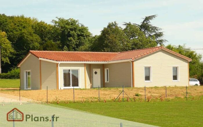 Ecologia Maison Bois traditionnelle Ecologique plain-pied