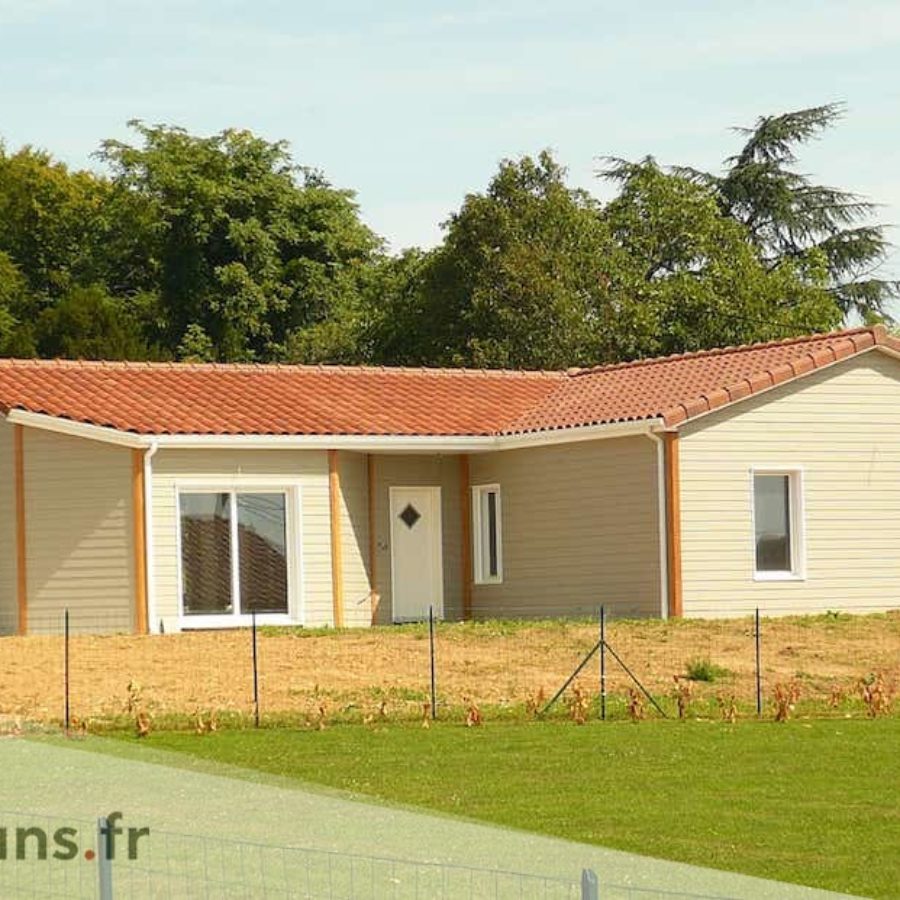 Ecologia Maison Bois traditionnelle Ecologique plain-pied