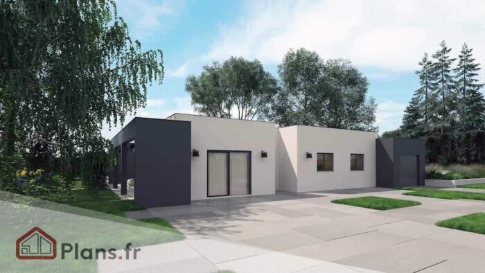 Tillium pavillon contemporain plain pied