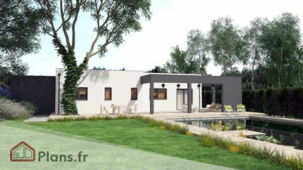 Tillium pavillon contemporain plain pied