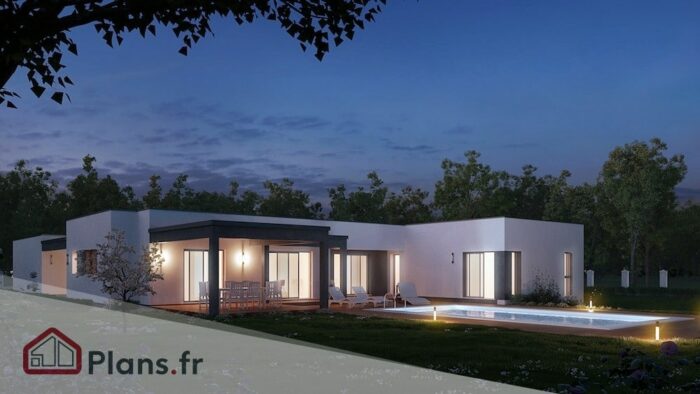 titanium maison architecte plain pied 0 Titanium -Maison contemporaine de plain-pied โ Image 3