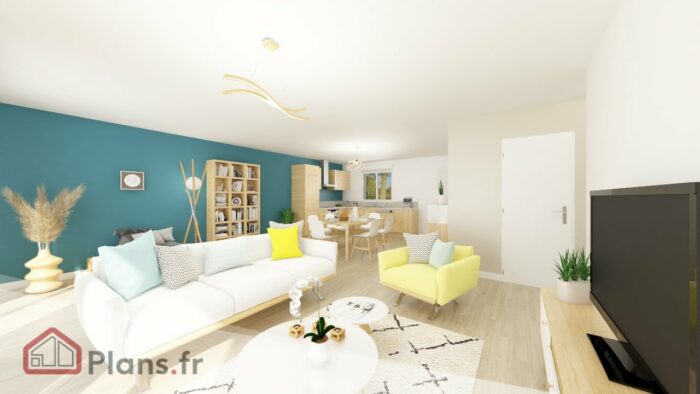 Tulipe -Maison traditionnelle de plain-pied – Image 3