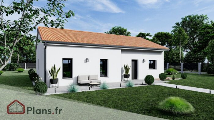 Tulipe -Maison traditionnelle de plain-pied – Image 2