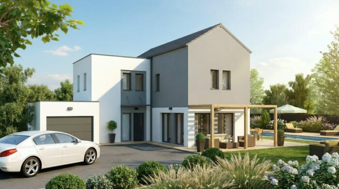 Senza -Maison contemporaine à étage – Image 2