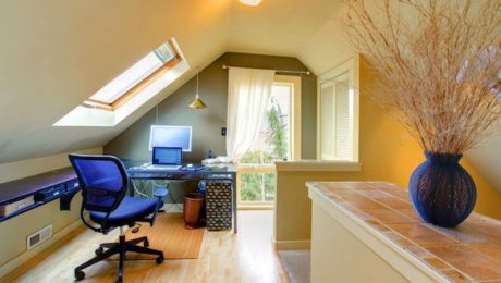 aménager bureau dans un grenier