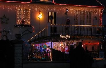 Une maison bien décorée pour Noël