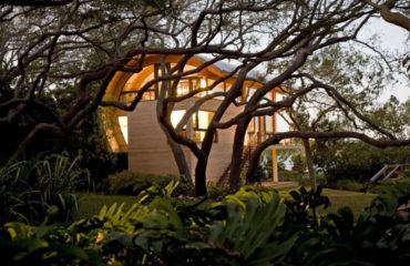 La maison vue de l'extérieur