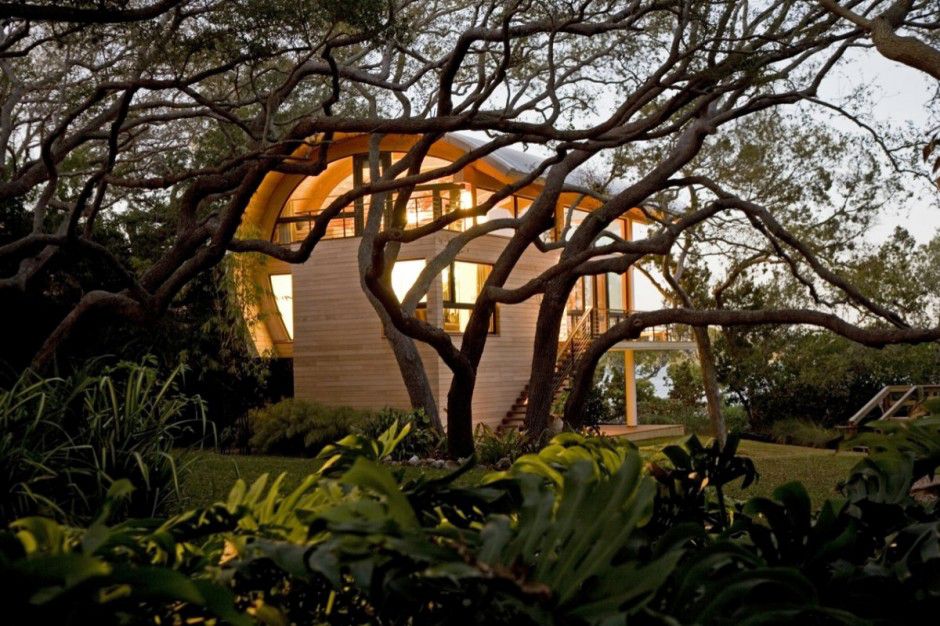 La maison vue de l'extérieur