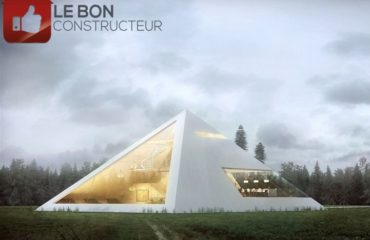 maison pyramide toit pointu