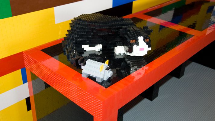 Le chat en Lego