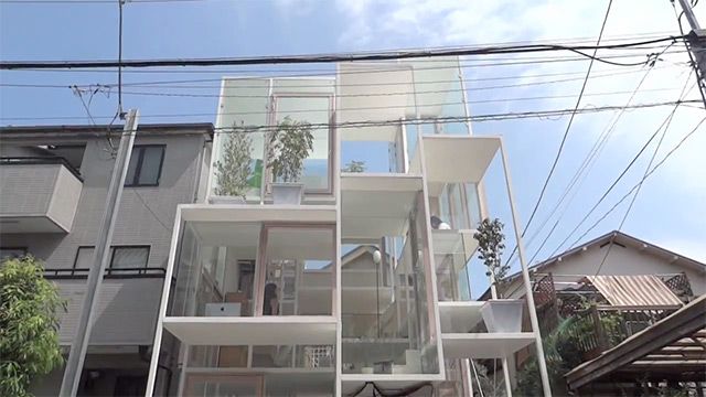 maison transparente tokyo