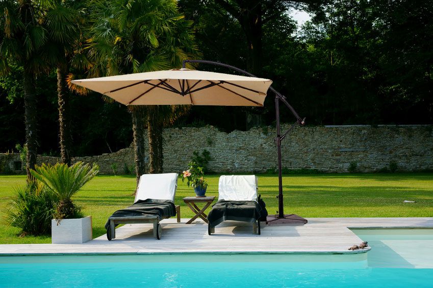 parasols jardin