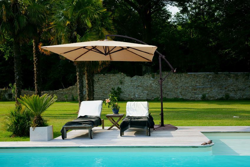 parasols jardin