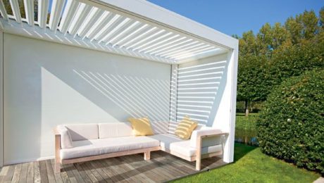 pergola ombre jardin