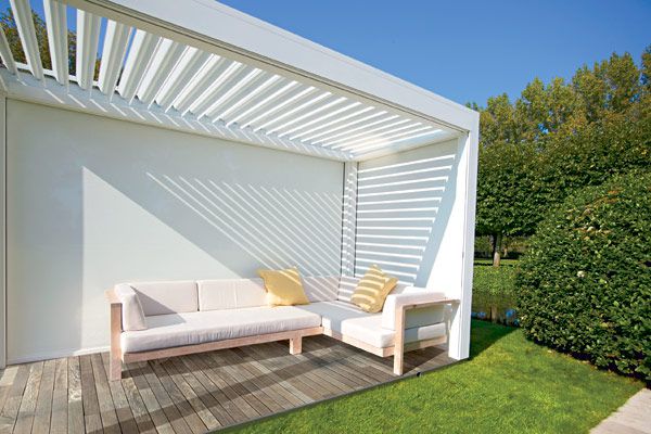 pergola ombre jardin