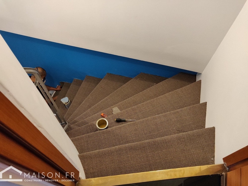 refaire un escalier en moquette 8