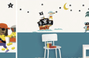 stickers muraux chambre enfant pirate