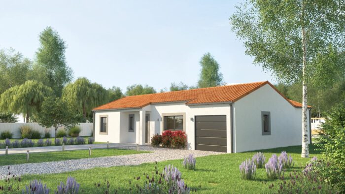 Modele-Maisons-Omega-Agonac-vue-avant-de-la-maison Agonac -Maison Traditionnelle de plain-pied โ Image 1